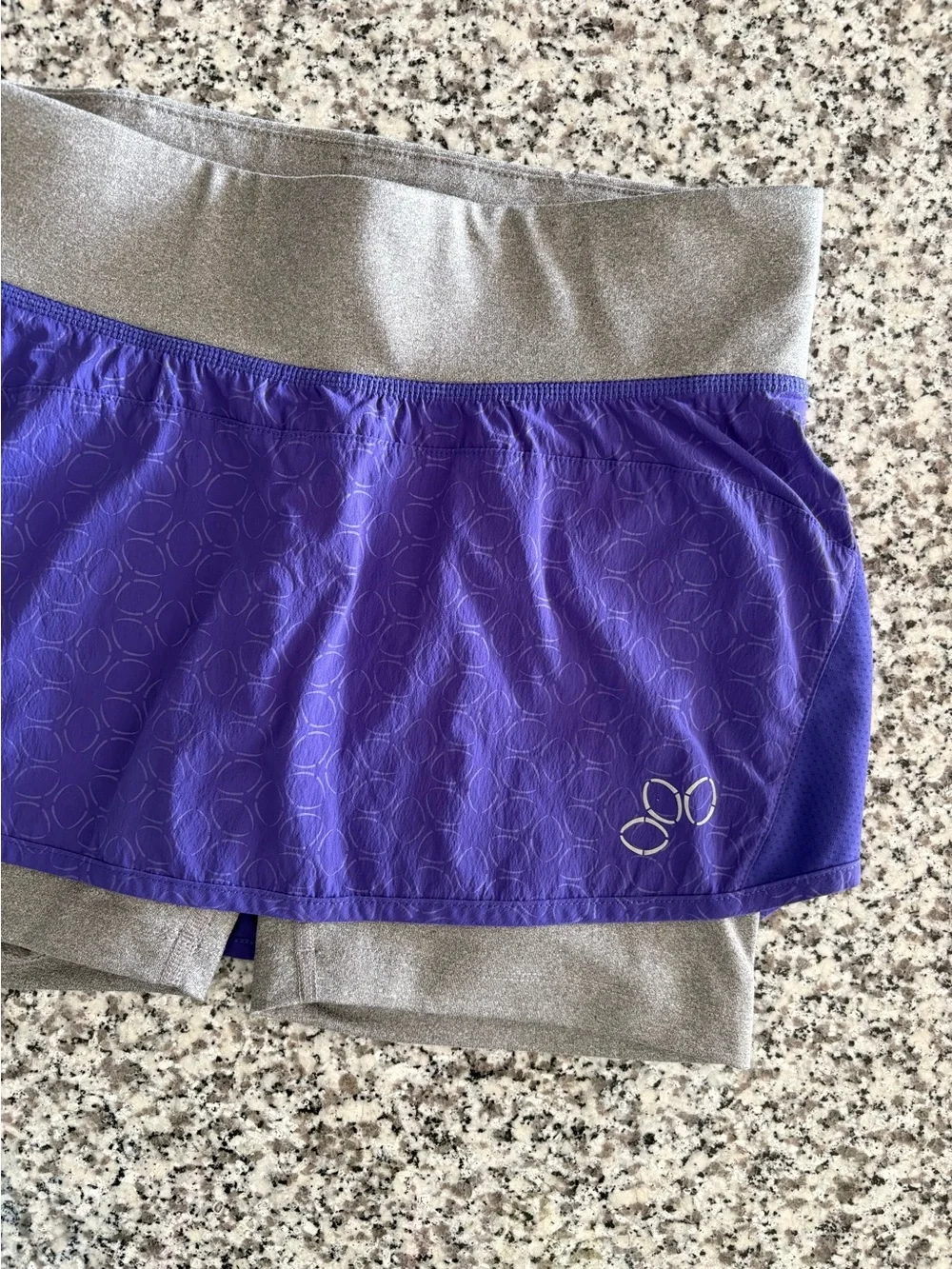 REI—Running Workout Skort Purple/Gray (Size XS)